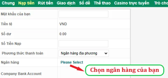 HƯỚNG DẪN NẠP TIỀN BAMBOO21 CHI TIẾT NHẤT 4 Hướng Dẫn Nạp Tiền BamBoo21 Mới Nhất