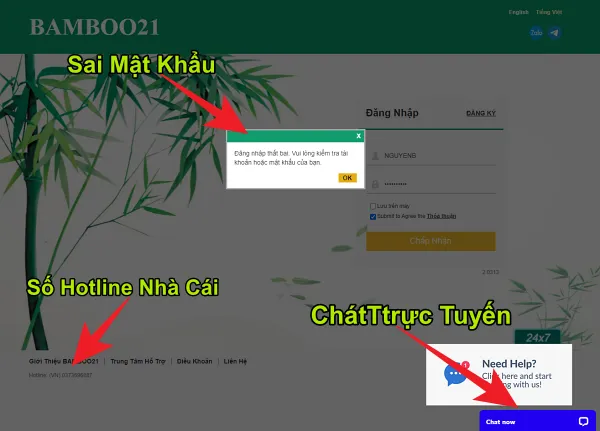 Ảnh minh họa – Đổi Mật Khẩu BamBoo21