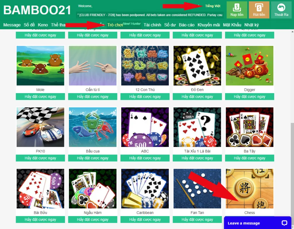 Game Chess BamBoo21 3 Đăng Nhập Game Chess BamBoo21