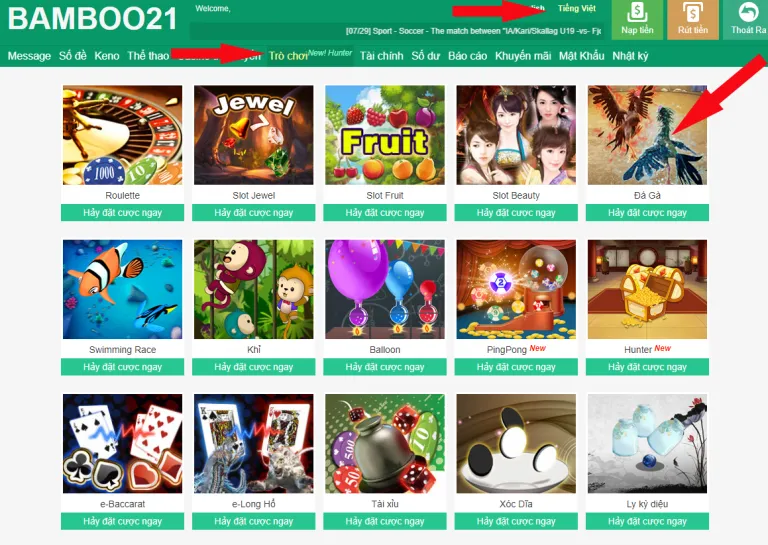 Game Đá Gà BamBoo21 3 Game Đá Gà BamBoo21
