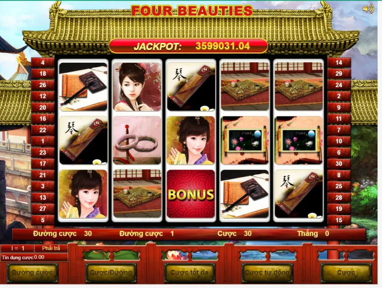 Game Slot Beauty Bamboo21 4 Giao Diện Game Slot Beauty BamBoo21