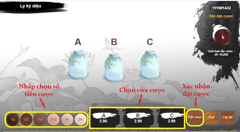 Game Ly Kỳ Diệu BamBoo21 4 Giao Diện Game Ly Kỳ Diệu BamBoo21