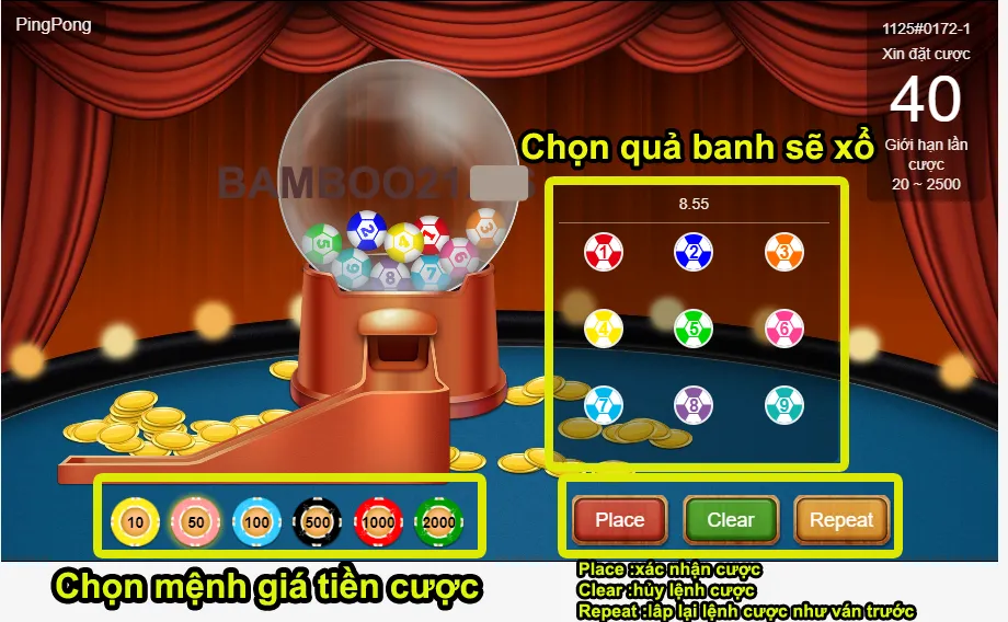 Giao Diện Game PingPong BamBoo21