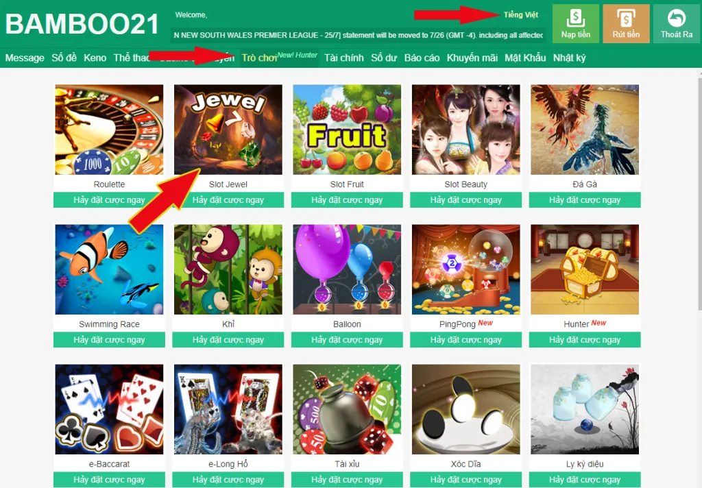 Game Slot Jewel BamBoo21 3 Đăng Nhập Vào Game Slot Jewel BamBoo21