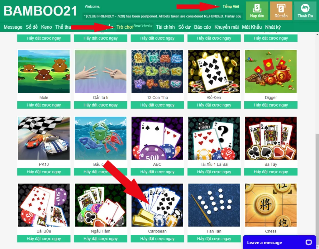Hướng Dẫn Chơi Bài Caribbean Bamboo21 3 Hướng Dẫn Vào Game Bài Caribbean Bamboo21