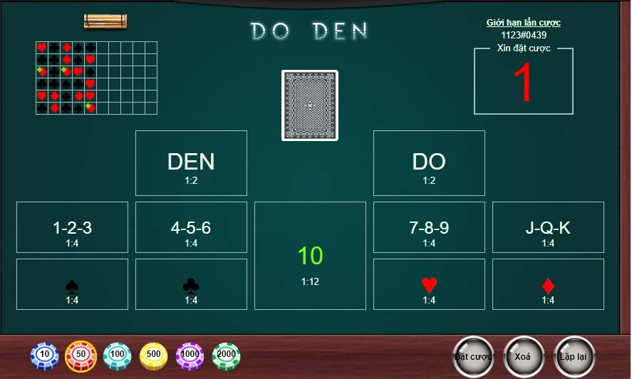 Hướng Dẫn Chơi Bài Đỏ Đen Bamboo21 – Chi Tiết Nhất 4 Giao Diện Game Bài Đỏ Đen BamBoo21