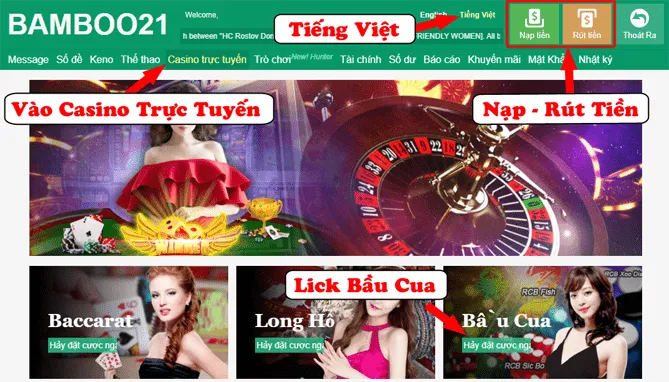 Trực Tuyến Xóc Dĩa BamBoo21 3 Giao Diện Xóc Dĩa BamBoo21 Trực Tuyến