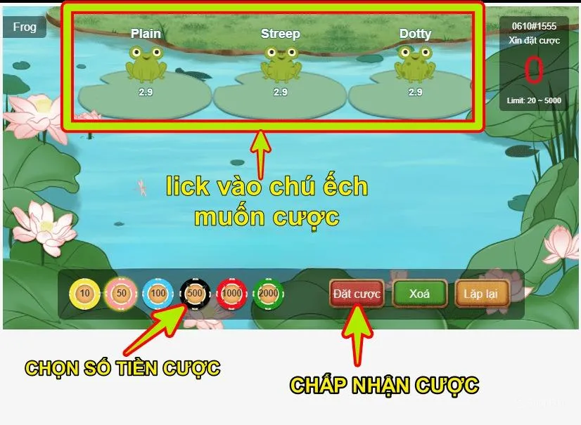 Game Frog BamBoo21 4 Cách Chơi Game Frog BamBoo21