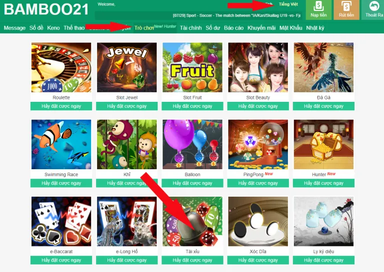 Game Tài Xỉu BamBoo21 3 Hướng Dẫn Vào Game Tài Xỉu BamBoo21