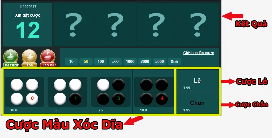 Giao Diện Game Xóc Dĩa BamBoo21